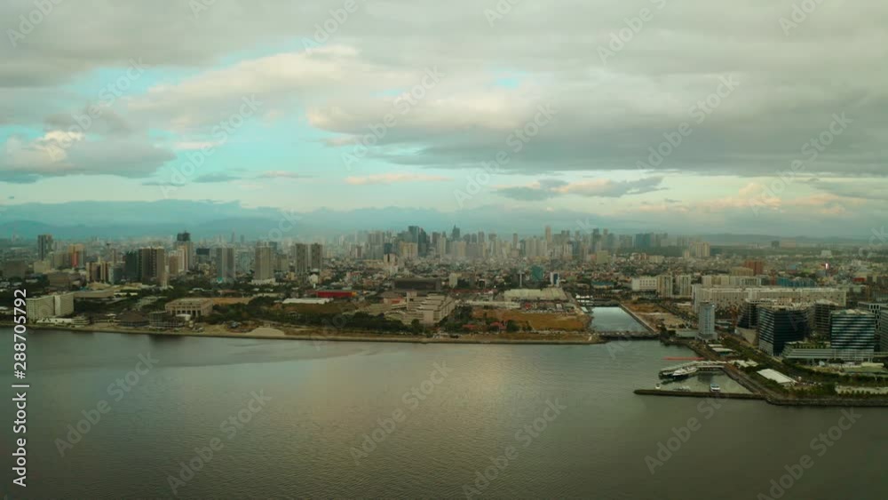 Makati City is one of the most developed business district of Metro Manila and the entire Philippines. Travel vacation concept Makati City is one of the most developed business district of Metro Manila and the entire Philippines. Travel vacation concept