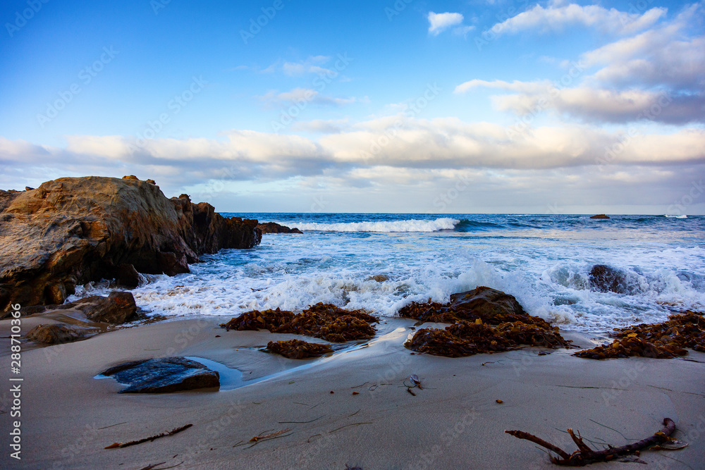 Serene beach early morning light Serene beach early morning light