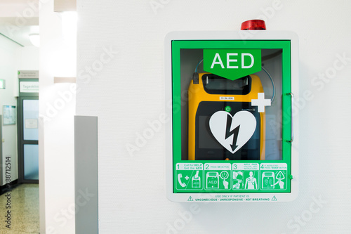 Foto Defibrillator im Krankenhaus