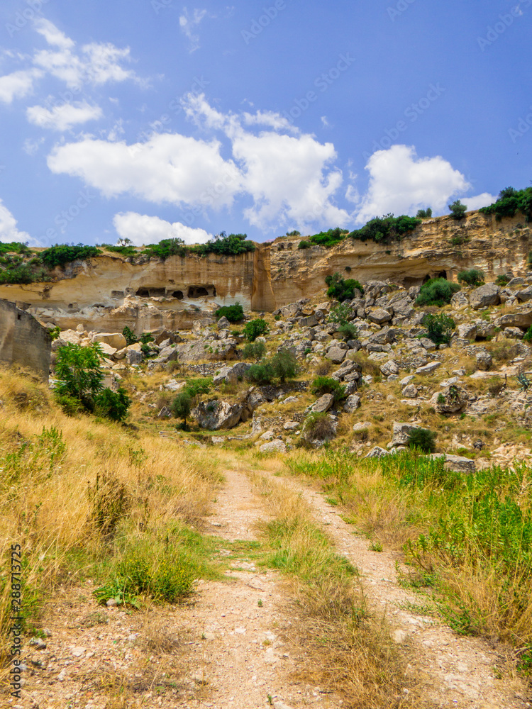 Fototapeta premium Ancient ruins in Ginosa, Apulia, south Italy