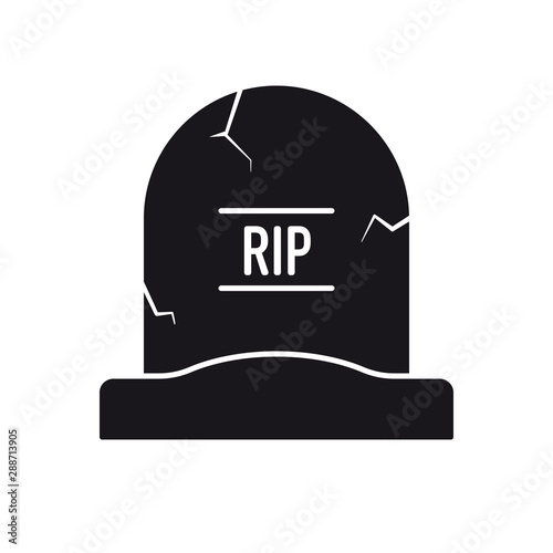 Tombstone vector icon