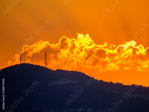 Amazing Sunset Background © Diego Fiore