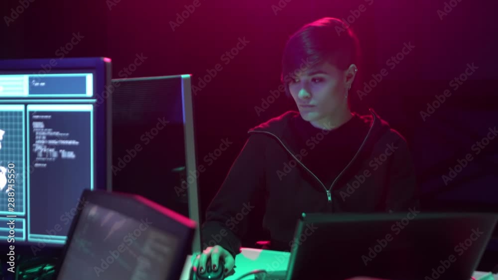 Internet fraud, darknet, data thief, cybercrime concept. Hacker attack on government server. Criminals coding virus programs. Internet fraud, darknet, data thief, cybercrime concept. Hacker attack on government server. Criminals coding virus programs.