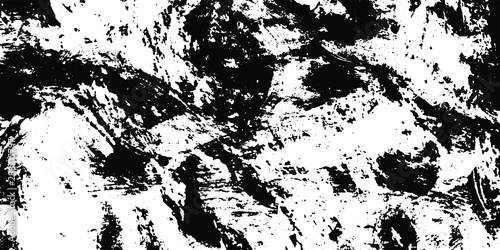 Black and white grunge. Abstract texture of scratch. Worn vintage Board. Vector pattern of dirt and stains