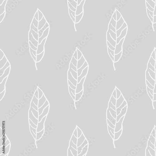Floral abstract seamless pattern leaves © Mykyta