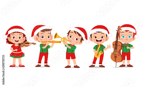 happy kids christmas sing musical