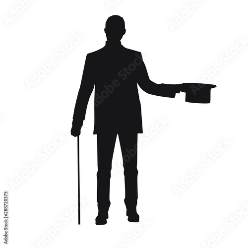 Magician Silhouette