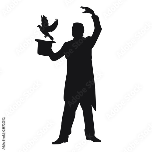 Magician Silhouette