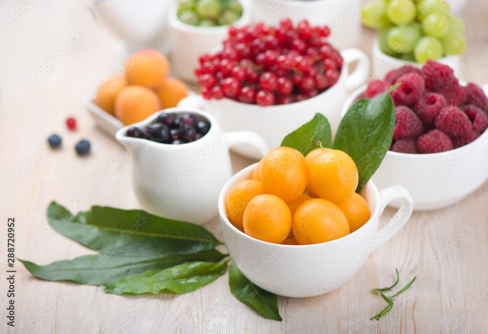 berry mix isolated on a white background berry mix isolated on a white background