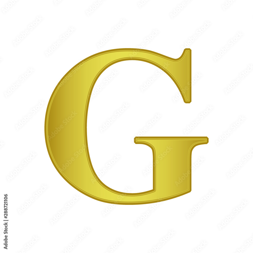 yellow letter g