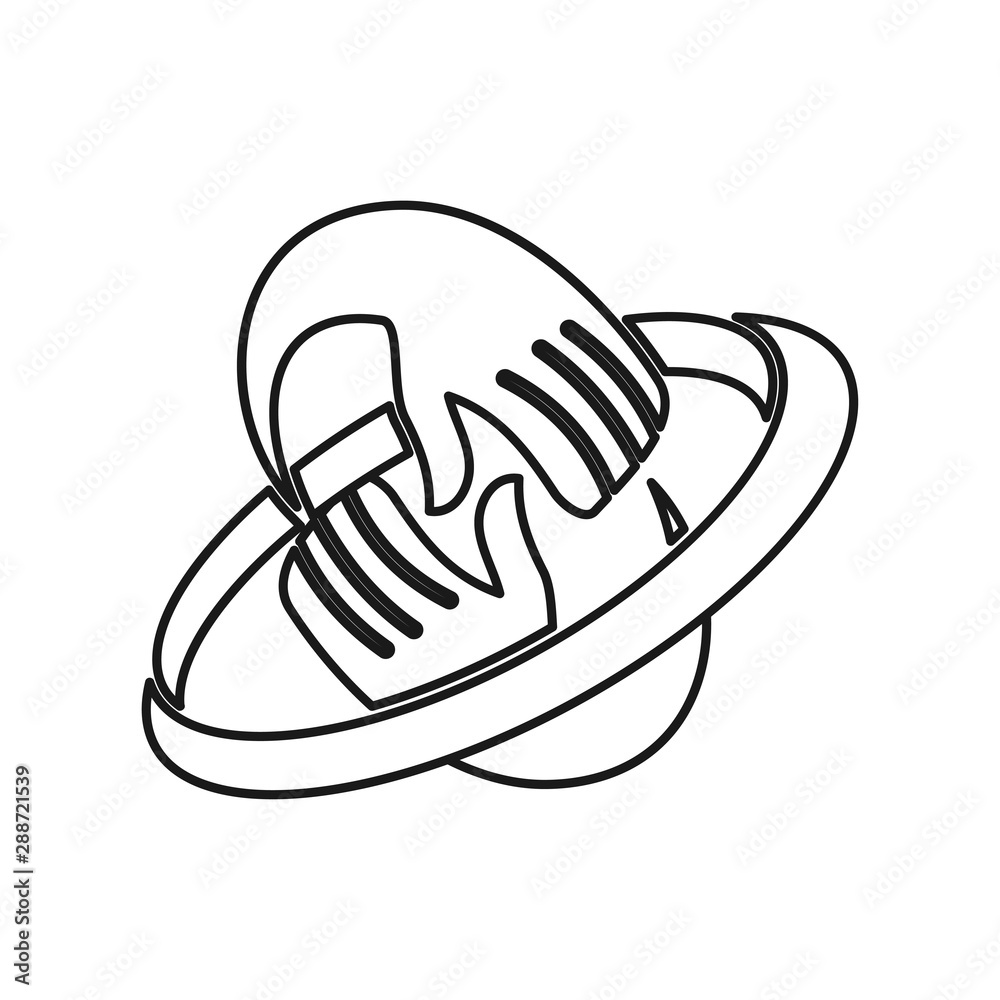 emblem hand rotation Commitment Teamwork Together Outline Logo emblem hand rotation Commitment Teamwork Together Outline Logo