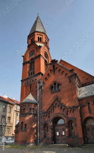 Church of St. Paul Apostle in Usti nad Labem. Czech Republic