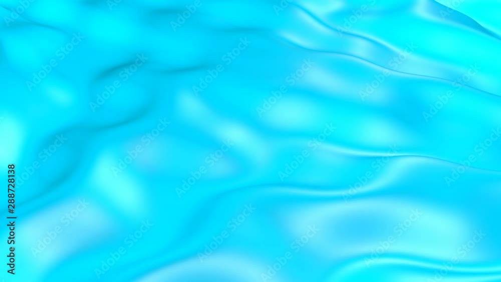 Simple Blue Ocean Waves Rippling - 4K Seamless Loop Motion Background Animation