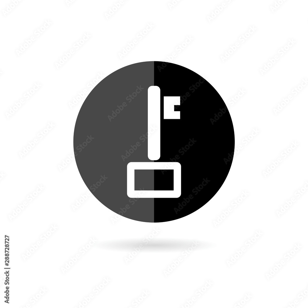 Old Keys silhouette simple illustration Old Keys silhouette simple illustration