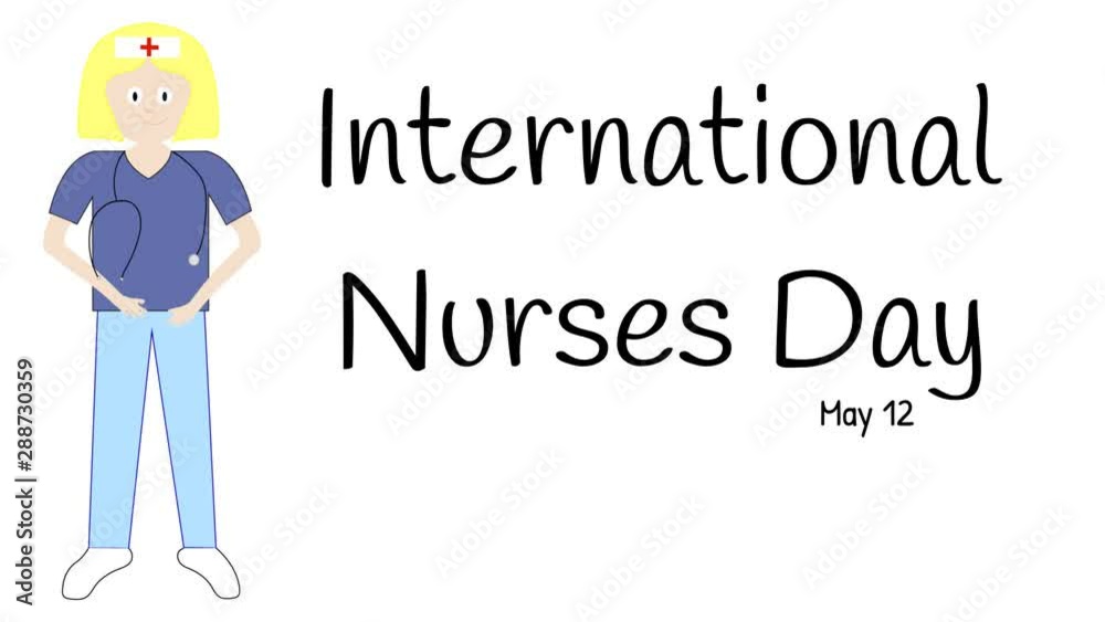 World Nurses Day illustrated banner. World Nurses Day illustrated banner.