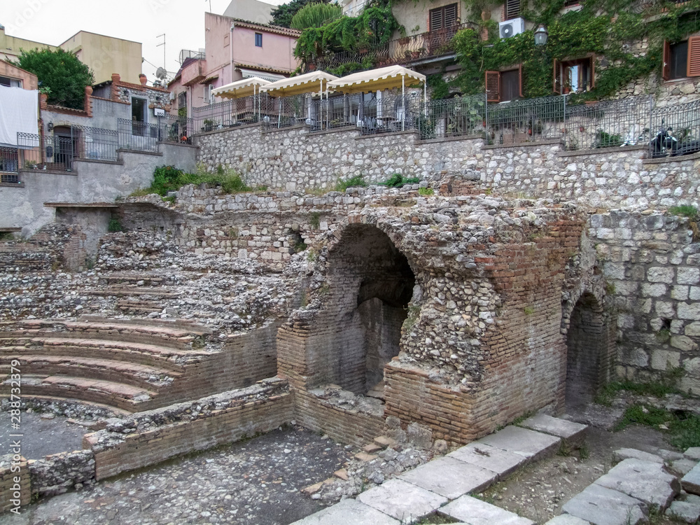 Roman Odeon in Taormina