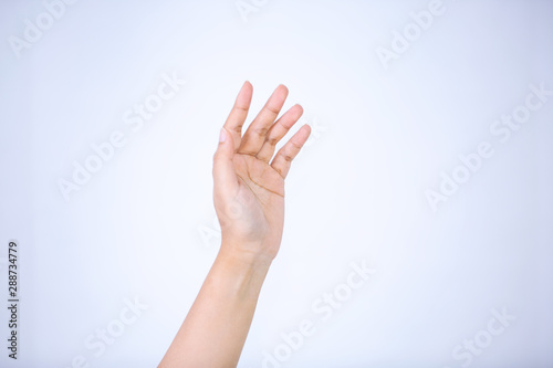 hand gesture on white background © FotoArtist