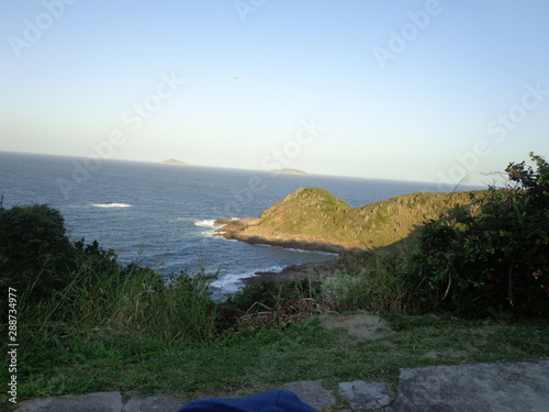 montains and beach