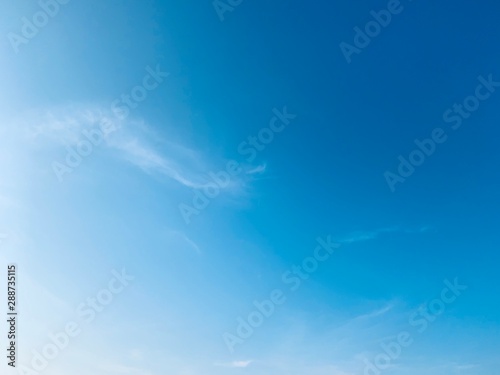 Blue sky with white clouds