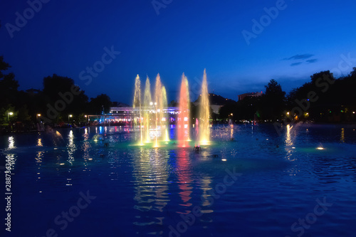 Dancers fountain Lights in Plovdiv (Bulgaria)