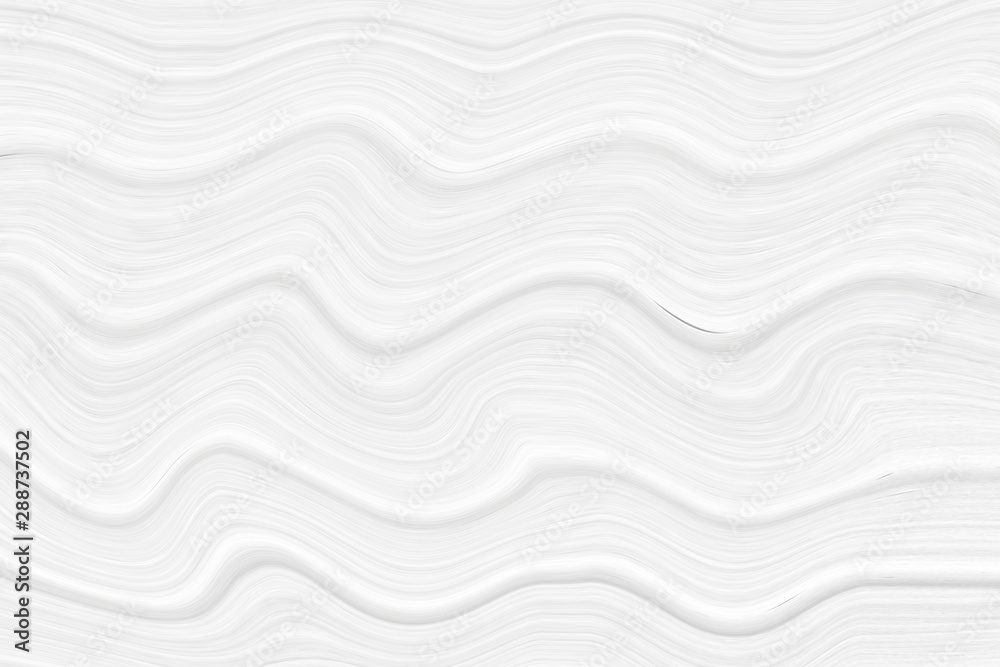 Fototapeta premium White background 3 d with elements of waves in a fantastic abstract design, the texture of the lines in a modern style for wallpaper. Light gray template for wedding ceremony or business presentation.
