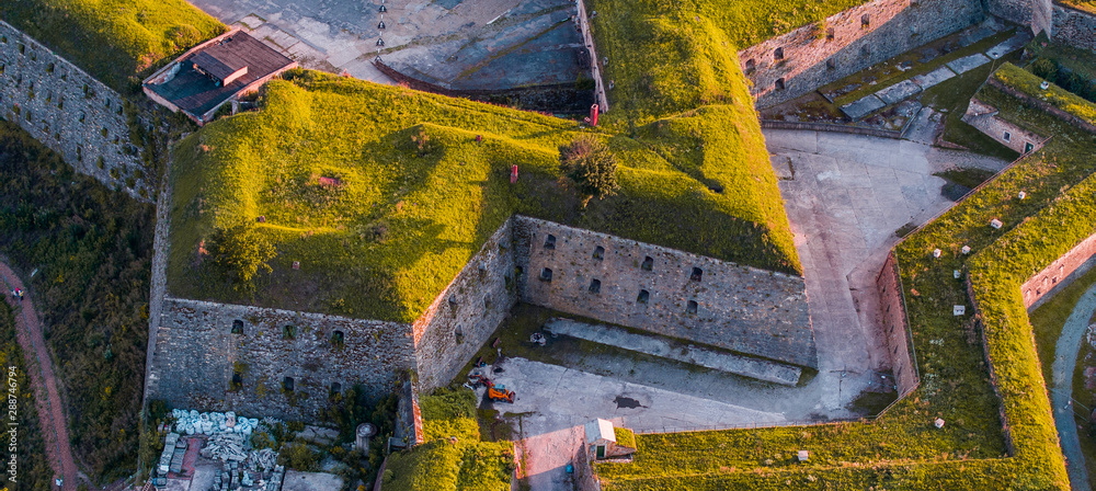 Fototapeta premium fortress from drone