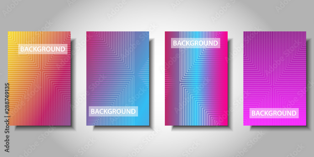 Modern background design. Colorful halftone gradients. Minimal covers design. Background template design for web. Cool gradients. Vector illustration.