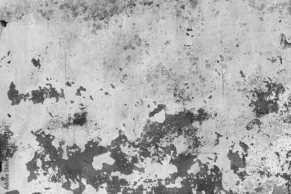 Old white and grey color on cement texture 