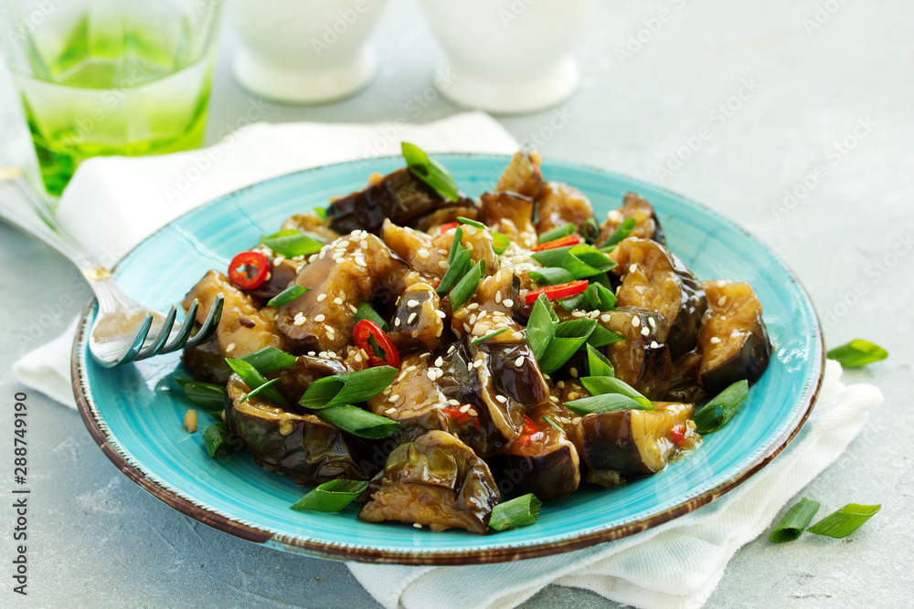 Chinese vegetables in sweet and sour sauce. Selective focus Chinese vegetables in sweet and sour sauce. Selective focus