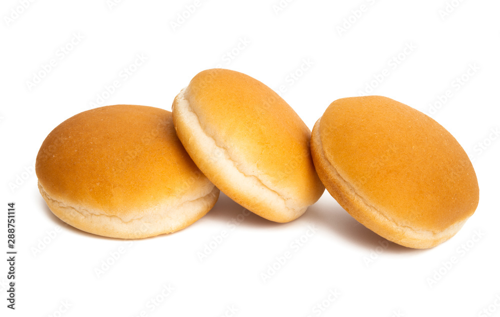 hamburger buns isolated hamburger buns isolated