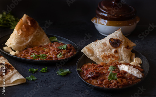 Vegan Chili and Tortilla