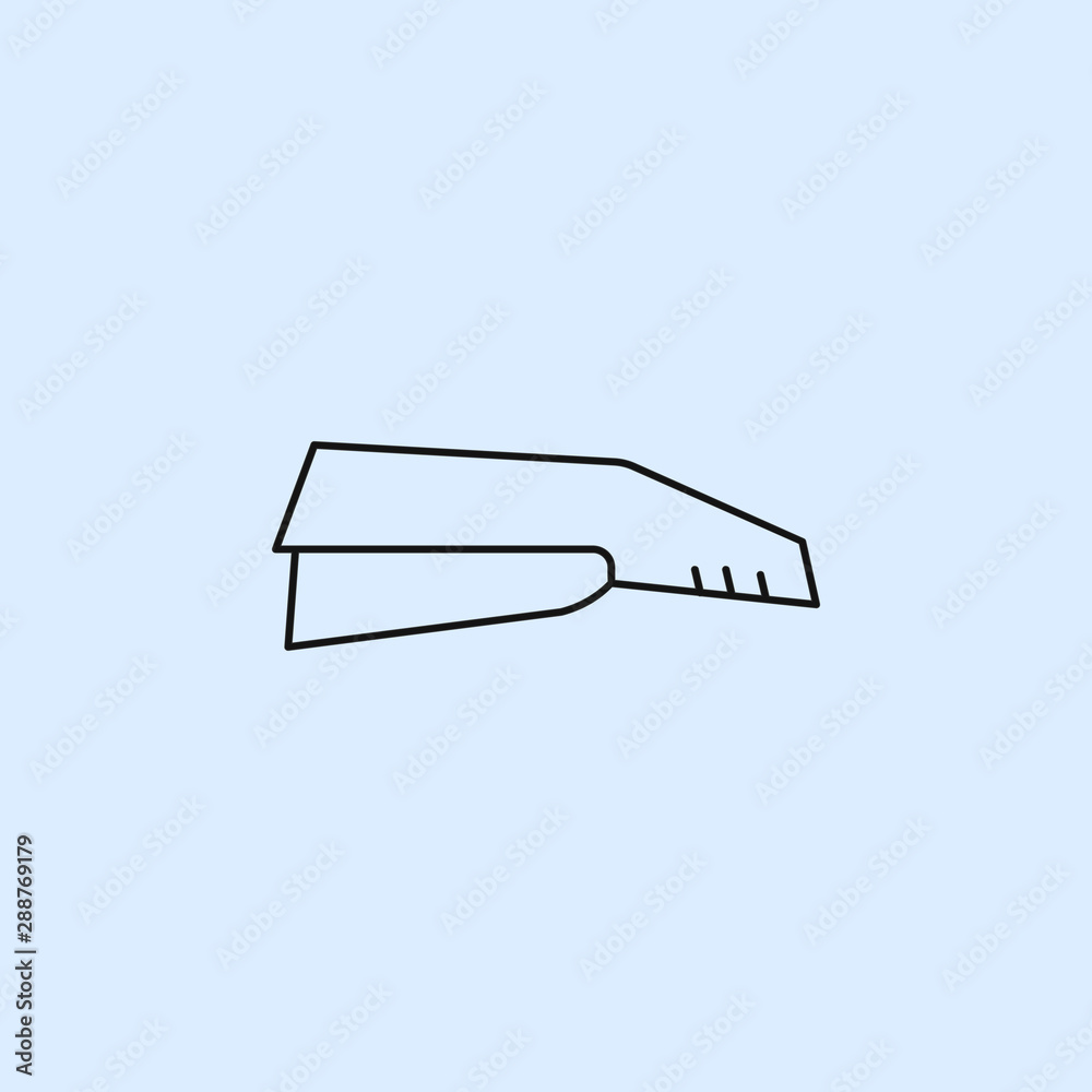 medical stapler line icon. Element of Medecine tools Icon. Signs, symbols collection, simple icon for websites, web design, mobile app. medical stapler line icon. Element of Medecine tools Icon. Signs, symbols collection, simple icon for websites, web design, mobile app.