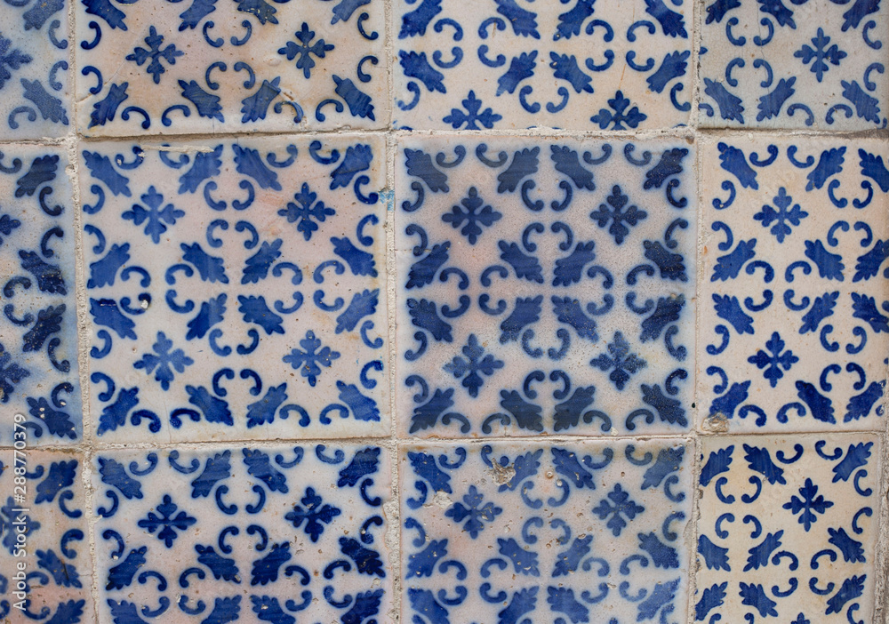 interesting tile on the streets of Lisbon