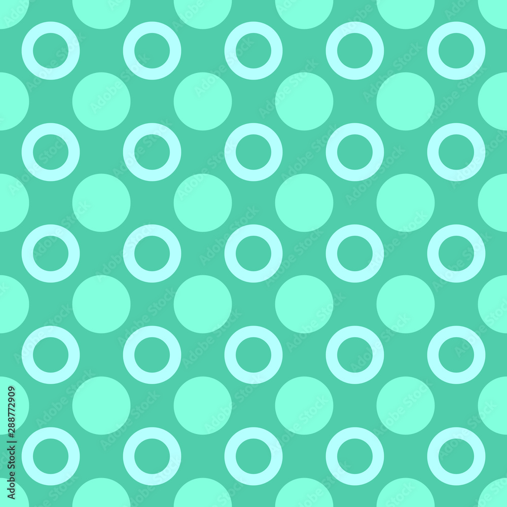 Abstract geometrical circle pattern design background - colored vector graphic