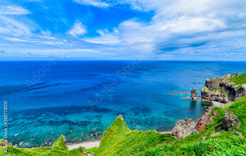 夏の神威岬 シャコタンブルー / 北海道 積丹町
