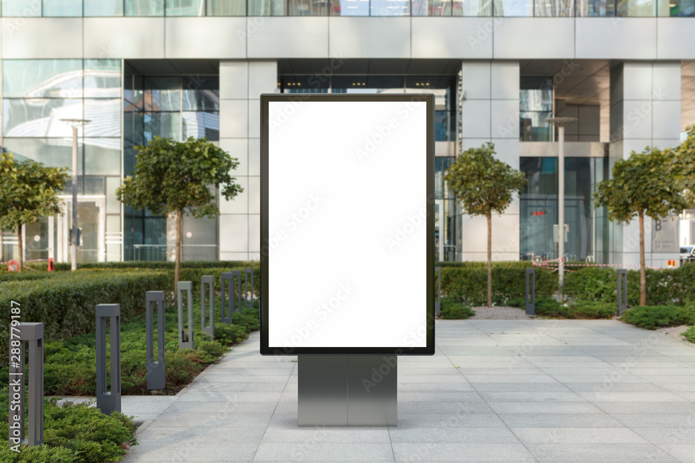 Blank street billboard poster Blank street billboard poster