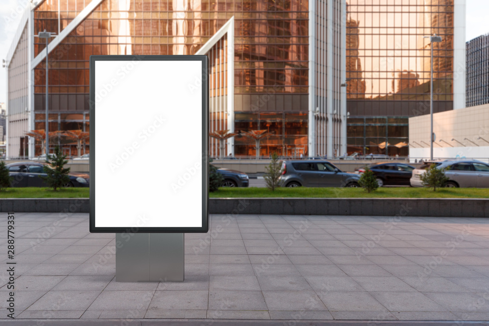 Blank street billboard poster Blank street billboard poster