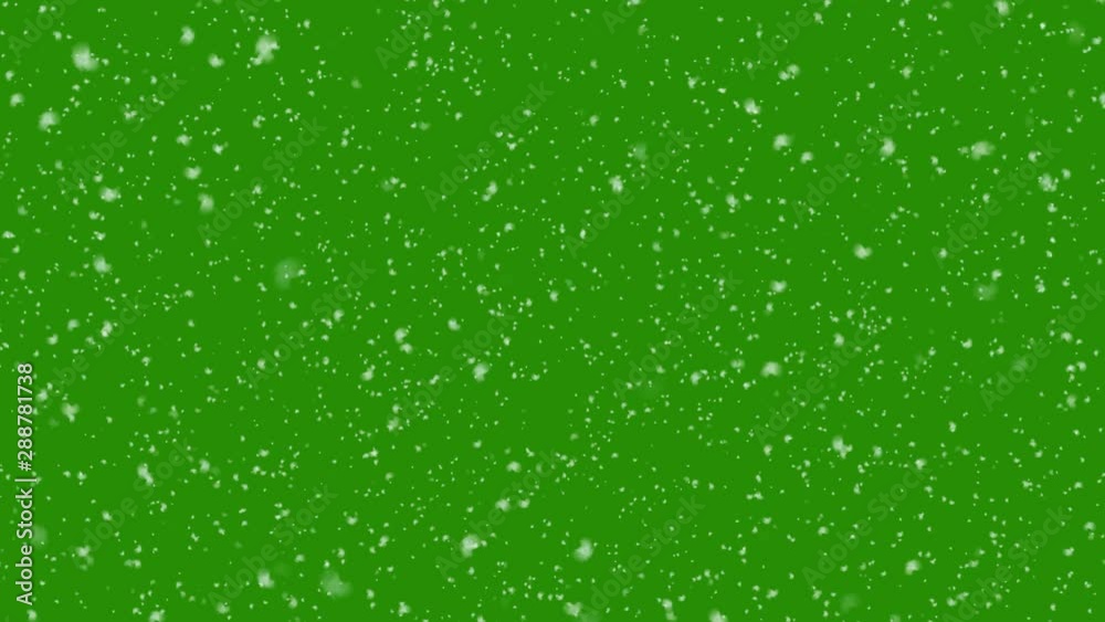 Realistic Snow Falling on Green Screen. Winter Creative Background Realistic Snow Falling on Green Screen. Winter Creative Background