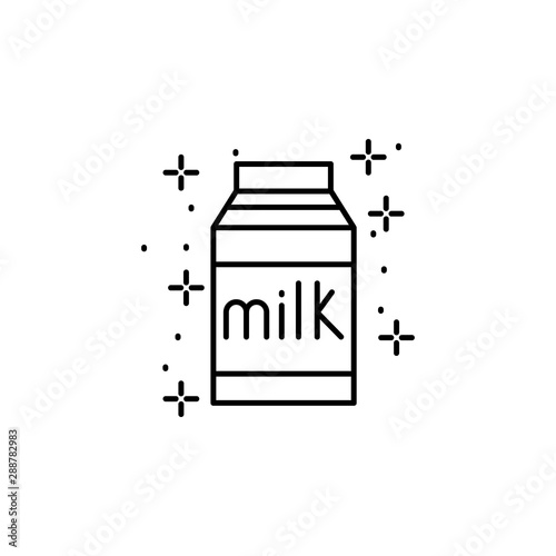 Milk drink icon. Element of sweet dreams icon