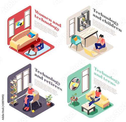 Women And Technology 2x2 Design Concept