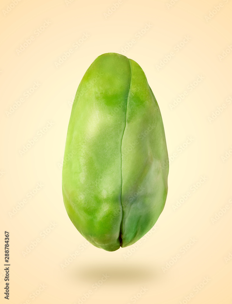Peeled pistachio on colored background Peeled pistachio on colored background