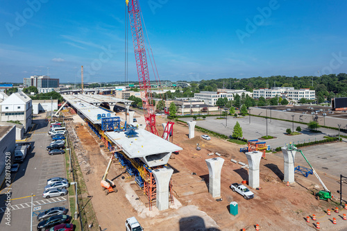 Interstate Bridge construction  photo