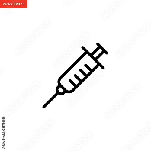 syringe icon vector design