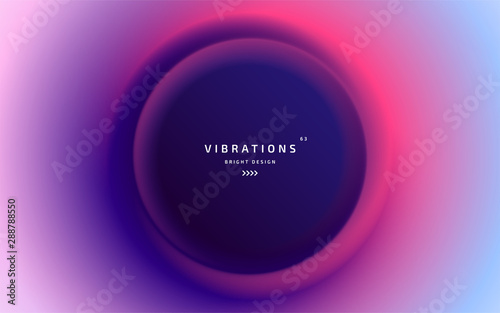 Abstract background with colorful smooth flow of colors. Beautiful blurred backdrop with amazing fluid gradient. Liquid design in trendy colors with gradual blend between shades. Vector illustration