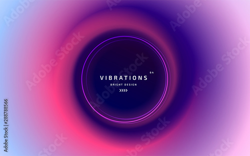 Liquid abstract background with colorful smooth flow of colors. Beautiful blurred backdrop with fluid gradient. Twisted design with gradual blend between shades. Vector template of cover, presentation