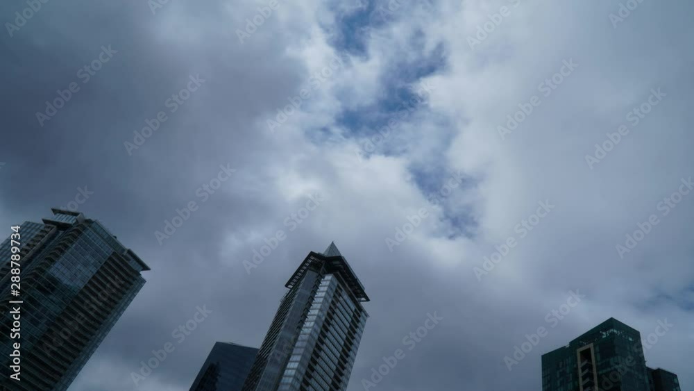 Timelapse Sky above city buildings Timelapse Sky above city buildings
