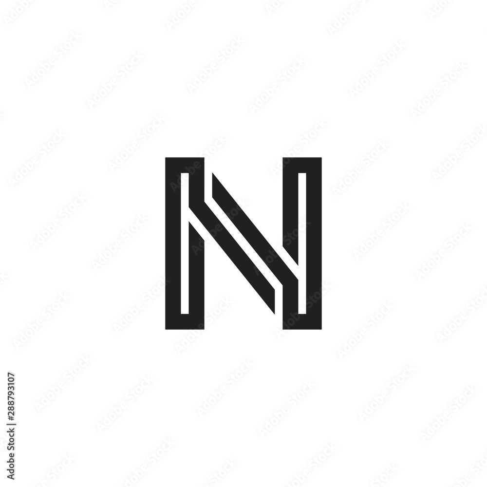 Creative Modern letter N. Vector logo icon template Creative Modern letter N. Vector logo icon template