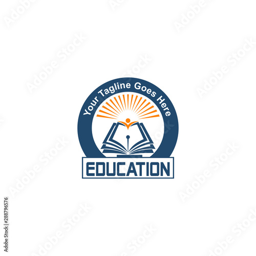 Education logo design inspiration. Template
