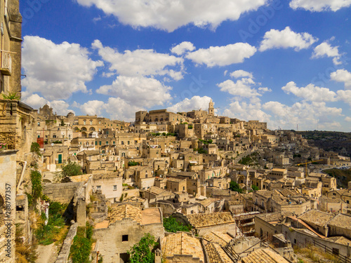 View of Matera, Basilicata, southern Italy