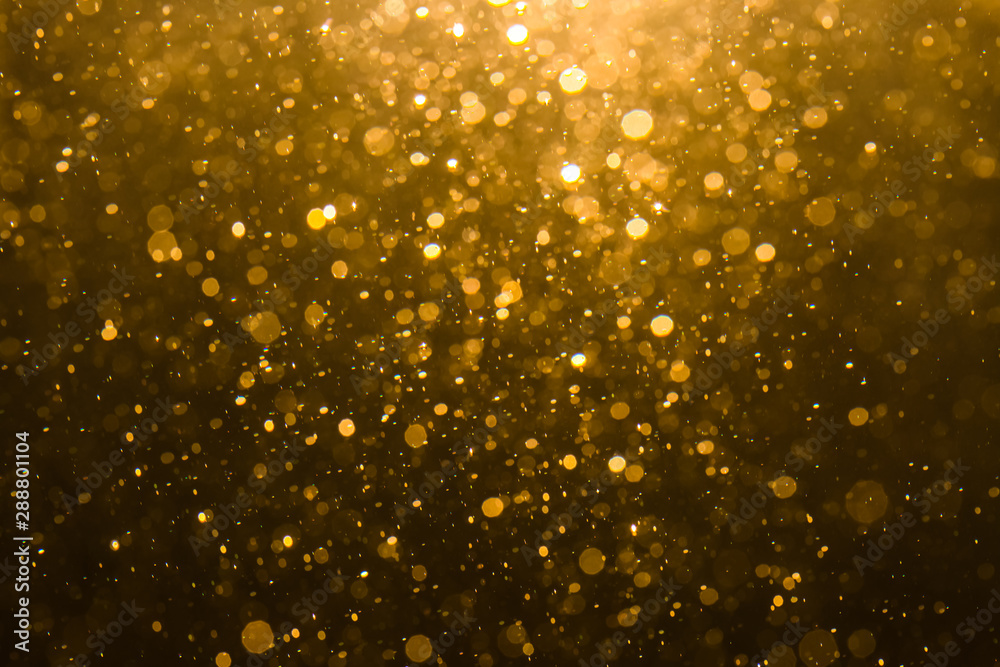 Abstract gold bokeh with black Abstract gold bokeh with black